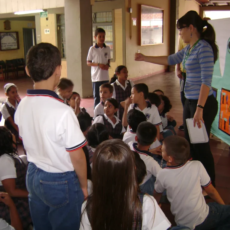 Proceso de educación ambiental PRAE con estudiantes